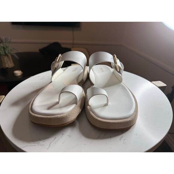 Michael Kors Selah Leather Slide Sandal white - Picture 4 of 6